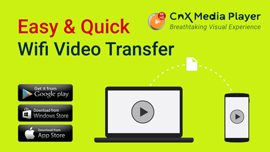 wifi video transfer from pc to android mobile or tablet